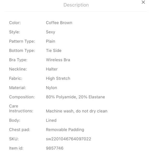 Chain Linked Halter Bikini - Picture 5 of 6